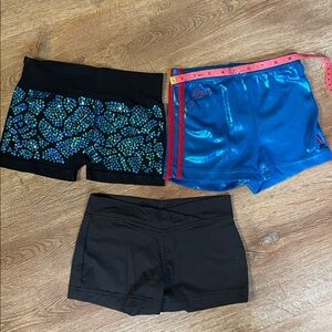 Girls Set of Three Athletic Shorts | Size 7-10